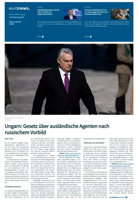Cover of Euronews (German Edition)