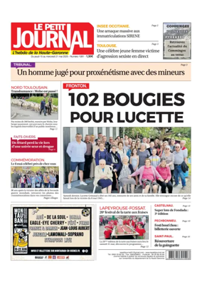 Cover of Le Petit Journal - L'hebdo du Pays Toulousain