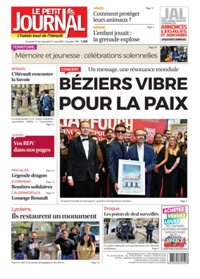 Cover of Le Petit Journal - L'hebdo local de l'Hérault