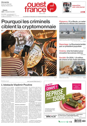 Cover of Ouest France (Ancenis)
