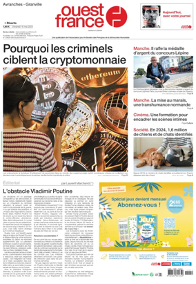 Cover of Ouest France (Avranches)