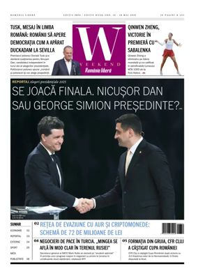 Cover of Romania Libera - Friday Edition