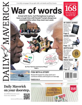 Cover of Daily Maverick