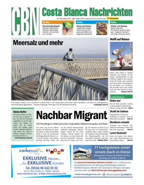 Cover of Costa Blanca Nachrichten