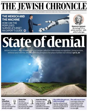 Cover of The Jewish Chronicle