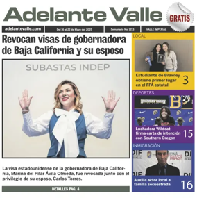Cover of Adelante Valle