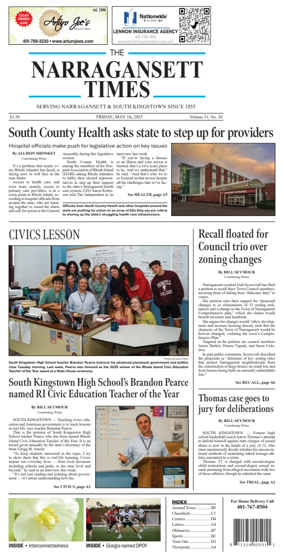 Cover of Narragansett Times