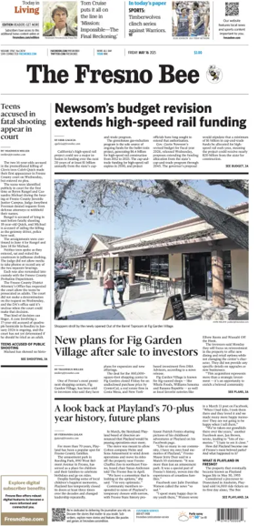 Cover of The Fresno Bee