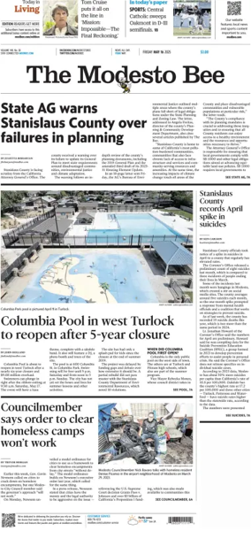 Cover of The Modesto Bee