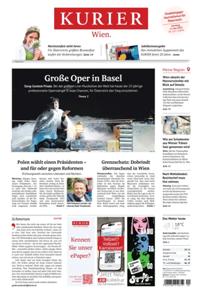 Cover of Kurier (Samstag)