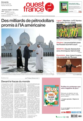 Cover of Ouest France (Ancenis)