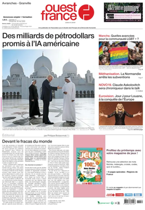 Cover of Ouest France (Avranches)
