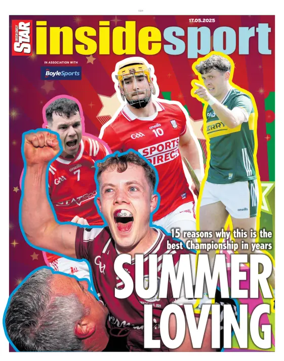 Cover of Irish Daily Star - Inside Sport
