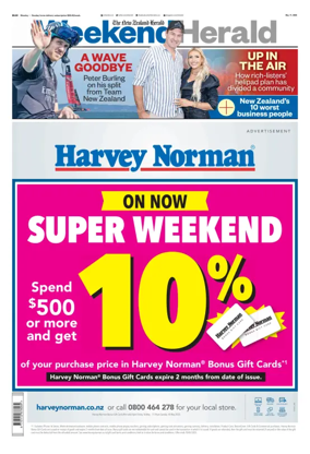 Cover of Weekend Herald