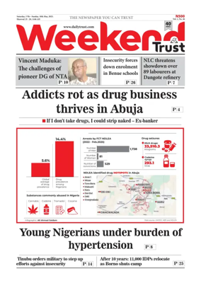 Cover of Weekly Trust