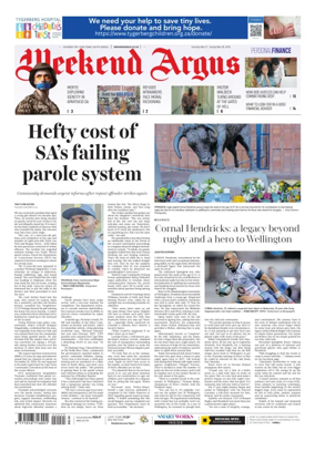 Cover of Weekend Argus (Saturday Edition)