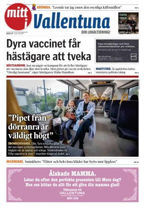 Cover of Vallentuna Nyheter