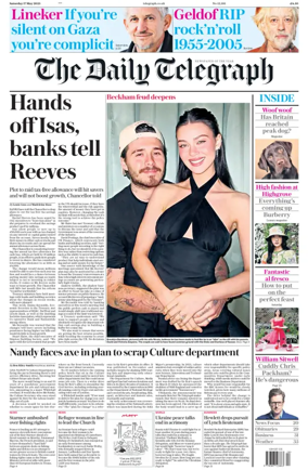 Cover of The Daily Telegraph - Saturday