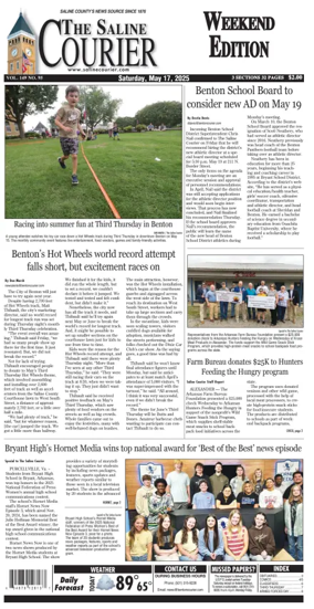 Cover of The Saline Courier Weekend