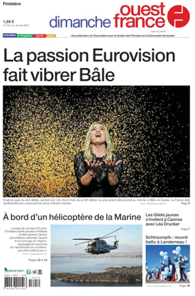 Cover of Dimanche Ouest France (Finistere)