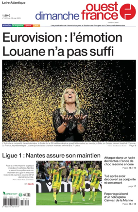 Cover of Dimanche Ouest France (Loire-Atlantique)