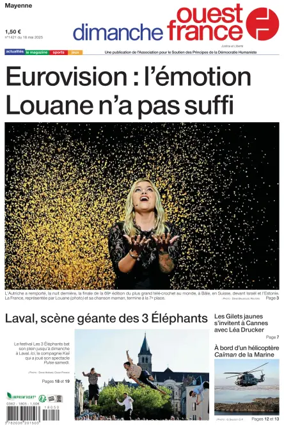 Cover of Dimanche Ouest France (Mayenne)