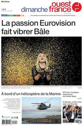 Cover of Dimanche Ouest France (Morbihan)