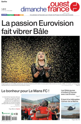 Cover of Dimanche Ouest France (Sarthe)
