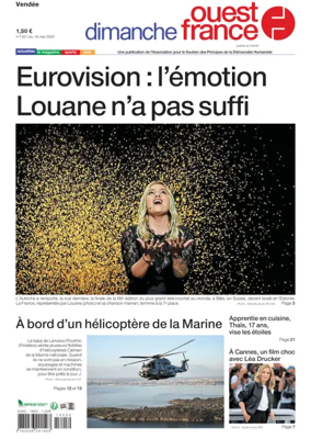 Cover of Dimanche Ouest France (Vendee)