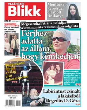 Cover of Vasárnapi Blikk