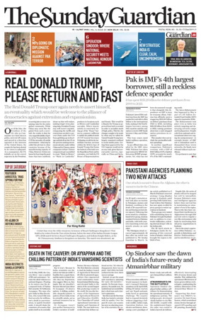 Cover of The Sunday Guardian