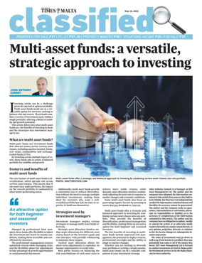 Cover of The Sunday Times of Malta - Classified