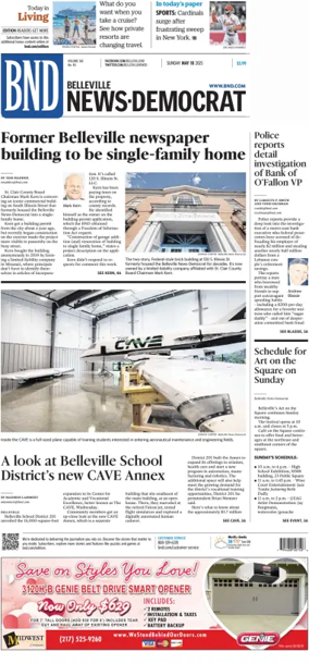 Cover of Belleville News-Democrat (Sunday)
