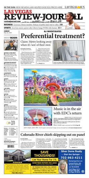 Cover of Las Vegas Review-Journal (Sunday)
