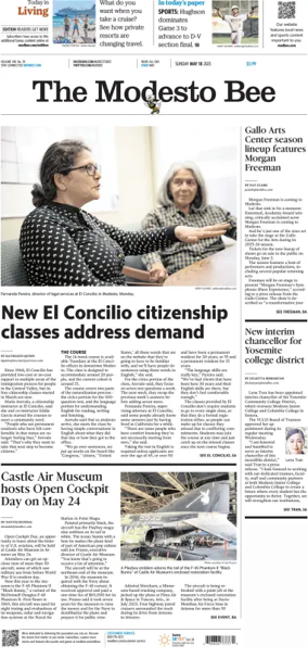 Cover of The Modesto Bee (Sunday)