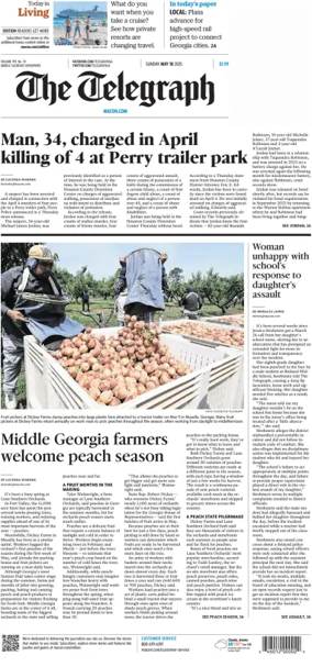 Cover of The Telegraph (Macon) (Sunday)