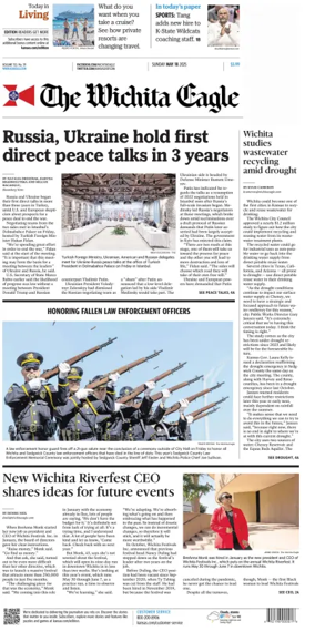 Cover of The Wichita Eagle (Sunday)