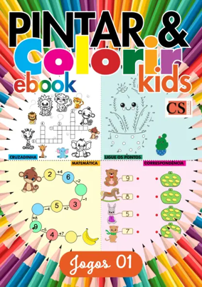 Cover of Pintar e Colorir Kids