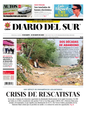 Cover of Diario del Sur