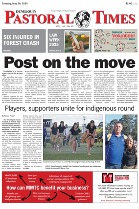 Cover of Deniliquin Pastoral Times