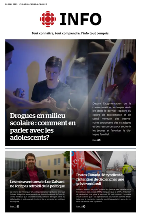 Cover of Radio-Canada Info