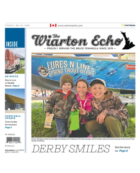Cover of Wiarton Echo