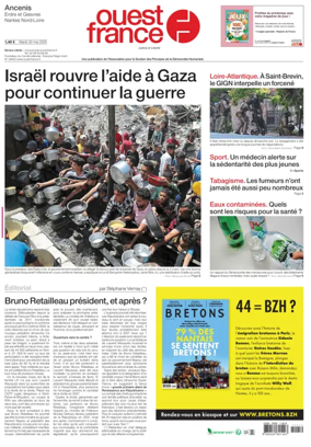 Cover of Ouest France (Ancenis)