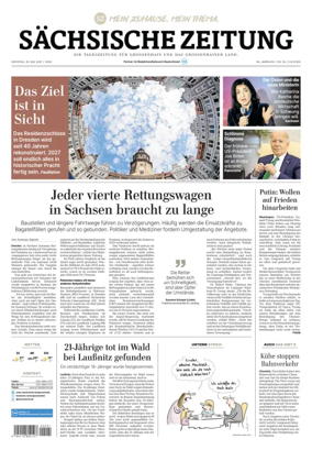 Cover of Sächsische Zeitung  (Großenhain)