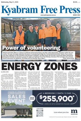 Cover of Kyabram Free Press