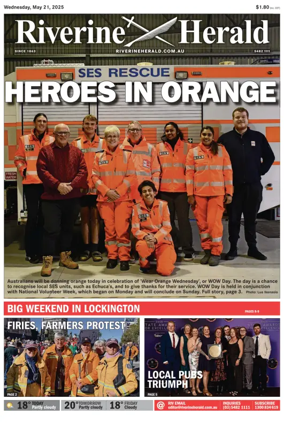 Cover of The Riverine Herald