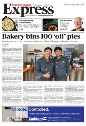 Cover of Marlborough Express