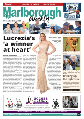 Cover of Marlborough Weekly