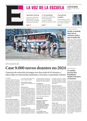 Cover of La Voz de Galicia (Ferrol) - La Voz de la Escuela