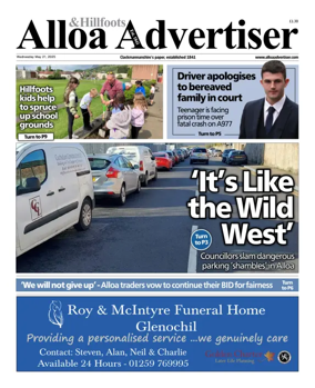 Cover of Alloa Advertiser